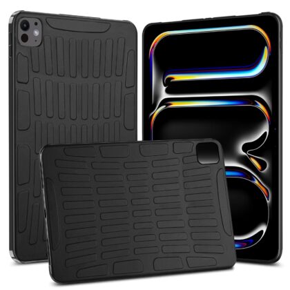 TGK Back Cover for Apple 2024 iPad Pro (M4) 11.0 Inch (Black, Dual Protection, Pack of: 1)