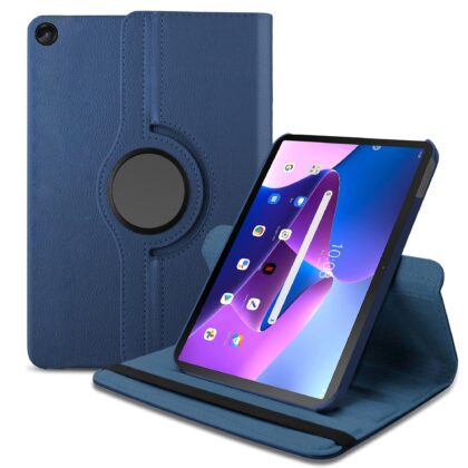 TGK Flip Cover for Lenovo Tab M10 Plus (3rd Gen) 10.61 Inch (Blue, Dual Protection, Pack of: 1)