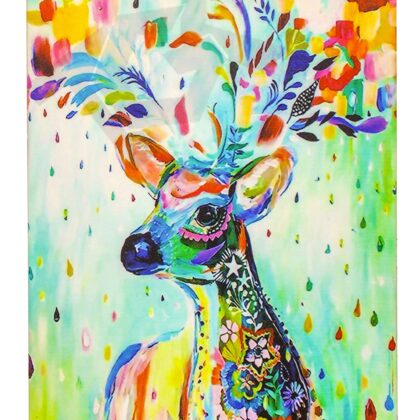 TGK Printed Classic Design Slim Lightweight Shock Absorption Back Cover Case for Lenovo Tab M8 HD 2nd Gen 8 inch Tablet / Tab M8 HD 3rd Gen 8″ [TB-8505X / TB-8505F / TB-8506X] (Deer Painting)