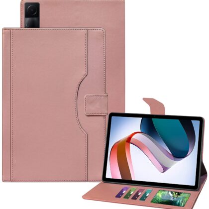 TGK Multi-Angle with Viewing Stand Leather Flip Case Cover for Redmi Pad 10.61 inch Tablet (Pink)