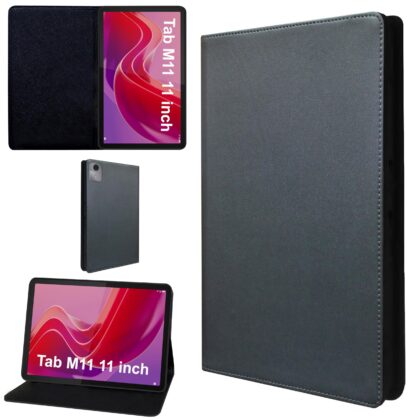 TGK Flip Cover for Lenovo Tab M11 11 inch (Grey, Dual Protection, Pack of: 1)