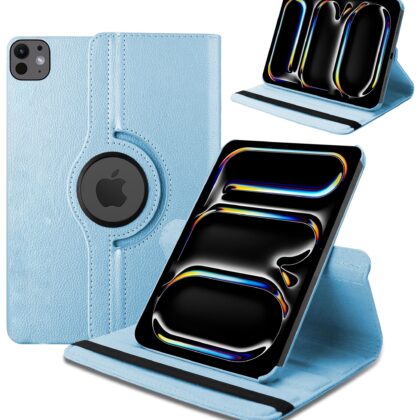 TGK Flip Cover for Apple 2024 iPad Pro (M4) 11.0 Inch (Blue, Dual Protection, Pack of: 1)