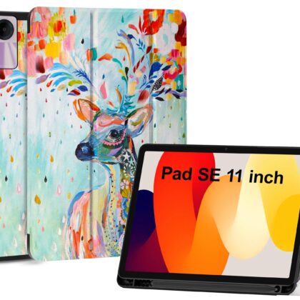 TGK Flip Cover for Redmi Pad SE 11 inch Tablet (Multicolor, Cases with Holder, Pack of: 1)