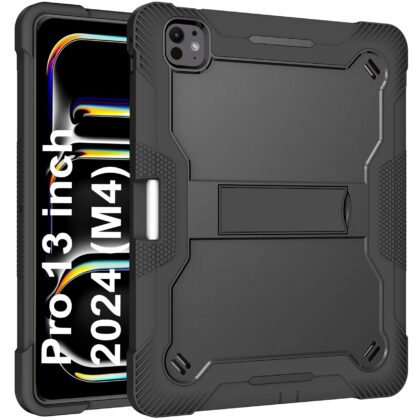 TGK Back Cover for Apple iPad Pro 13 inch 2024 (M4) (Black, Dual Protection, Pack of: 1)