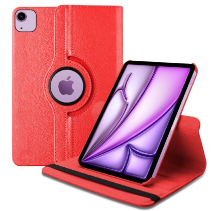 TGK Flip Cover for Apple iPad Air 11 inch M2 2024 (Red, Dual Protection, Pack of: 1)