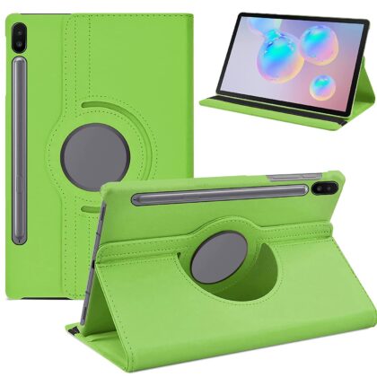 TGK 360 Degree Rotating Leather Smart Rotary Swivel Stand Flip Case Cover for Samsung Galaxy Tab S6 10.5 inch 2019 (Model SM-T860/T865/T867) (Green)