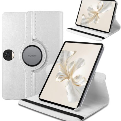 TGK Flip Cover for Honor Pad 9 12.1 Inch (White, Dual Protection, Pack of: 1)