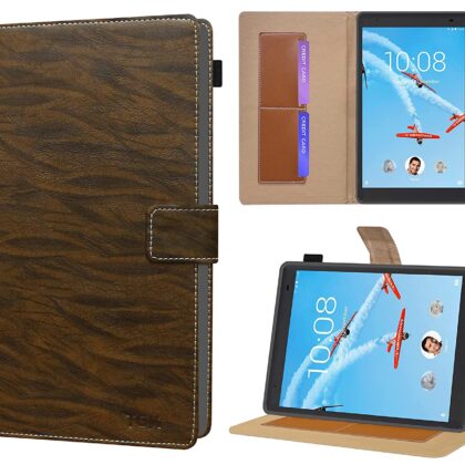 TGK Pattern Leather Stand Flip Case Cover for Lenovo Tab 4 8 Plus TB-8704X / TB-8704F / TB-8704N 8-Inch Tablet (Pattern_2)