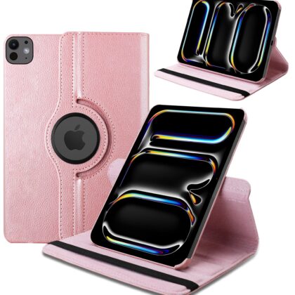 TGK Flip Cover for Apple iPad Pro 13 inch 2024 (M4) (Gold, Dual Protection, Pack of: 1)