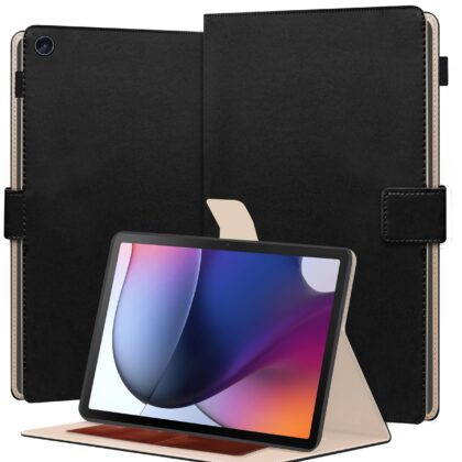 TGK Flip Cover for Motorola Tab G62 10.61 inch (Black, Dual Protection, Pack of: 1)