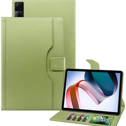 TGK Multi-Angle with Viewing Stand Leather Flip Case Cover for Redmi Pad 10.61 inch Tablet (Mint Green)