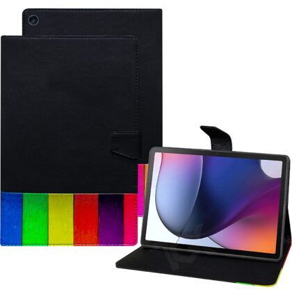 TGK Printed Classic Design with Viewing Stand Leather Flip Case Cover for Motorola Moto Tab G62 10.6 inch Tablet | Motorola Tab G62 with Precise Cutouts (Multicolor Pattern 1)