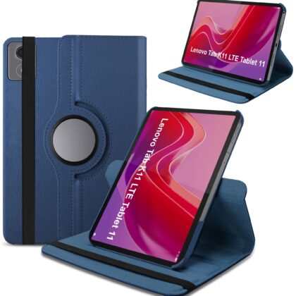 TGK Flip Cover for Lenovo Tab K11 11 Inch (Blue, Dual Protection, Pack of: 1)