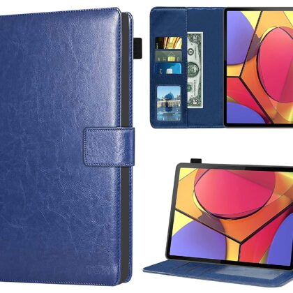 TGK Multi Protective Wallet Leather Flip Stand Case Cover for Lenovo Tab P11 Pro 11.5 inch TB-J706F/J706L, Blue