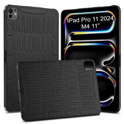 TGK Back Cover for Apple iPad Pro 11 inch (M4) 2024 (Black, Dual Protection, Pack of: 1)