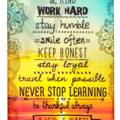 TGK Printed Classic Design Slim Lightweight Shock Absorption Back Cover Case for Lenovo Tab M8 HD 2nd Gen 8 inch Tablet / Tab M8 HD 3rd Gen 8″ [TB-8505X / TB-8505F / TB-8506X] (Work Hard Pattern)