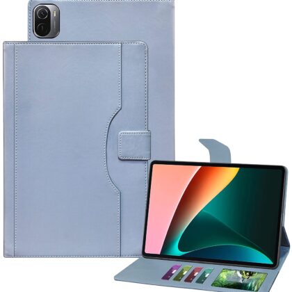 TGK Multi-Angle with Viewing Stand Leather Flip Case Cover for Xiaomi Mi Pad 5 Cover 11 inch Tablet (Sky Blue)