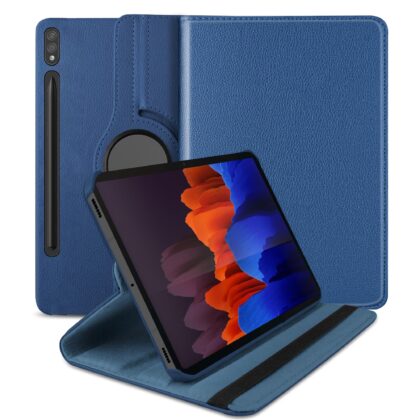 TGK Flip Cover for Samsung Galaxy Tablet S7 11 inch (Blue, Dual Protection, Pack of: 1)