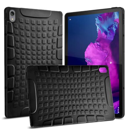 TGK Defender Series Rugged Back Case Cover for Lenovo Tab P11 / P11 Plus 11 inch TB-J606F/J606X (Black)