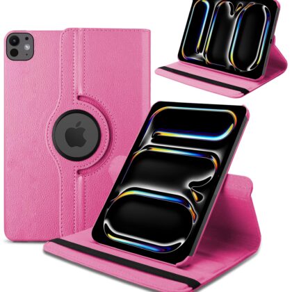 TGK Flip Cover for Apple iPad Pro 13 inch 2024 (M4) (Pink, Dual Protection, Pack of: 1)