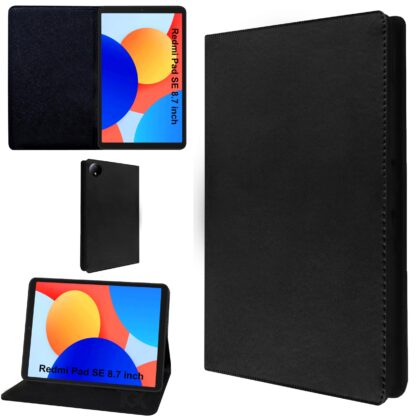 TGK Flip Cover for REDMI Pad SE 8.7 inch Tablet (Black, Dual Protection, Pack of: 1)