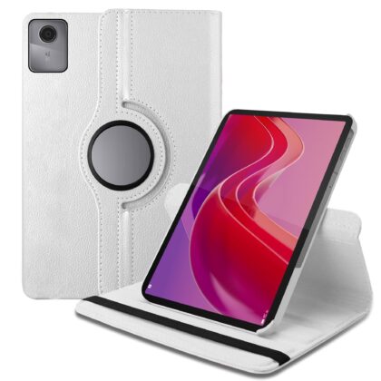 TGK Flip Cover for Lenovo Tab M11 LTE 10.95 Inch (White, Dual Protection, Pack of: 1)