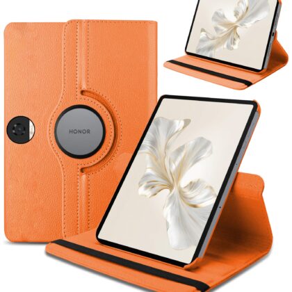 TGK Flip Cover for Honor Pad 9 12.1 Inch (Orange, Dual Protection, Pack of: 1)