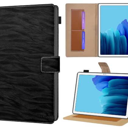 TGK Pattern Multi Protective Leather Case with Viewing Stand and Card Slots Flip Cover for Samsung Galaxy TAB A7 10.4 inch 2020 Tablet SM-T500 SM-T505 SM-T507 (Pattern_1)