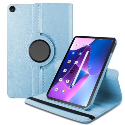 TGK Flip Cover for Lenovo Tab M10 Plus (3rd Gen) 10.61 Inch (Blue, Dual Protection, Pack of: 1)
