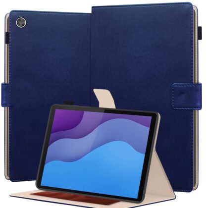 TGK Flip Cover for Lenovo Tab M10 2nd Gen 10.1 inch TB-X306X / TB-X306F (Blue, Dual Protection, Pack of: 1)