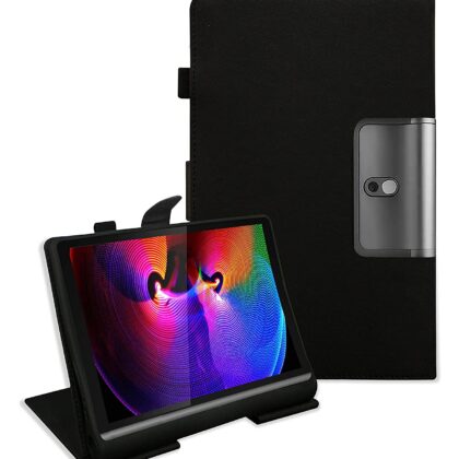 TGK Flip Case Cover for Lenovo Yoga Smart Tab 10.1 YT-X705X/YT-X705F (Black)