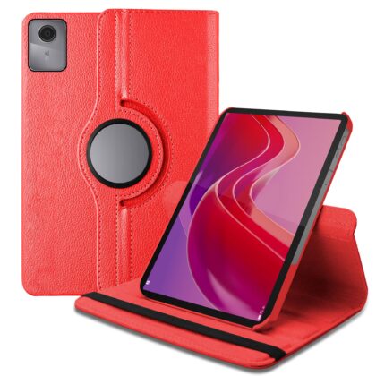 TGK Flip Cover for Lenovo Tab M11 LTE 10.95 Inch (Red, Dual Protection, Pack of: 1)