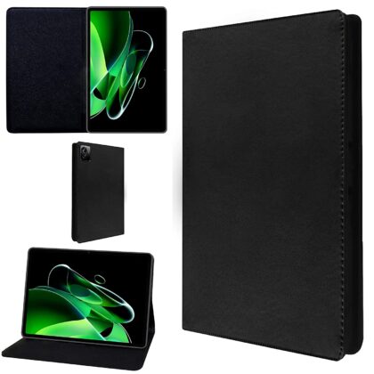 TGK Leather Stand Flip Case Cover for Realme Pad X 11 inch Tablet Cover, Black