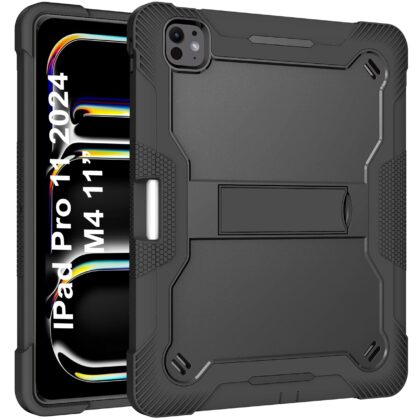 TGK Bumper Case for Apple iPad Pro 11 inch (M4) 2024 (Black, Dual Protection, Pack of: 1)