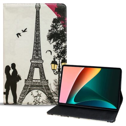 TGK Printed Classic Design Leather Folio Flip Case with Viewing Stand Protective Cover for Xiaomi Mi Pad 5 11″ inch Tablet (Love Design)