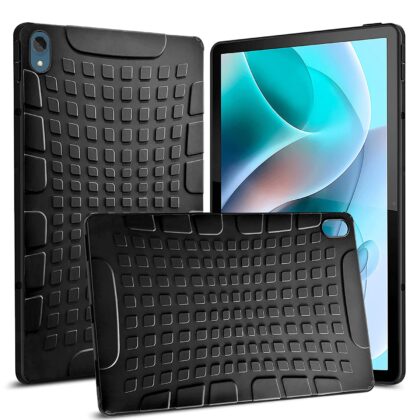 TGK Defender Series Rugged Back Case Cover for Motorola Moto Tab G70 LTE 11 inch Tablet, Black