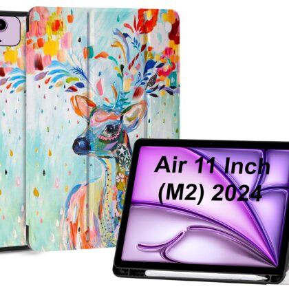 TGK Flip Cover for Apple iPad Air 11 inch M2 2024 (Multicolor, Cases with Holder, Pack of: 1)