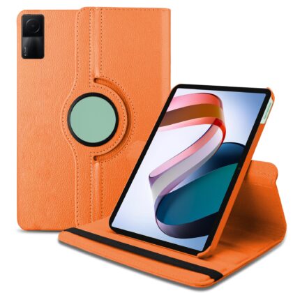 TGK Flip Cover for Redmi Pad 10.61 inch (Orange, Cases with Holder, Pack of: 1)