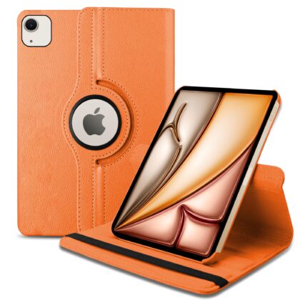 TGK Flip Cover for Apple iPad Air 13 Inch M2 2024 (Orange, Dual Protection, Pack of: 1)