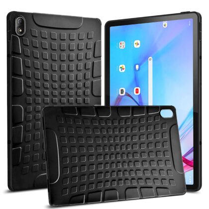 TGK Defender Series Rugged Back Case Cover for Lenovo Tab P11 5G FHD 11 inch (27.94 cm) Tablet, Black