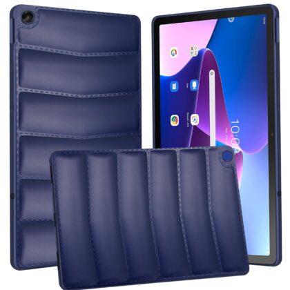 TGK Back Cover for Lenovo Tab M10 Plus 3rd Gen 10.6 Inch TB125FU TB128XU (Blue, Dual Protection, Pack of: 1)
