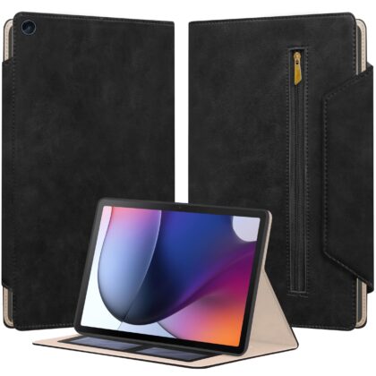 TGK Flip Cover for Motorola Tab G62 10.61 inch (Black, Dual Protection, Pack of: 1)