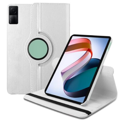 TGK Flip Cover for Redmi Pad 10.61 inch (White, Pack of: 1)
