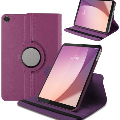 TGK Flip Cover for Lenovo Tab M8 4th Gen 8 Inch 2023 TB-300FU TB-300XU (Purple, Dual Protection, Pack of: 1)