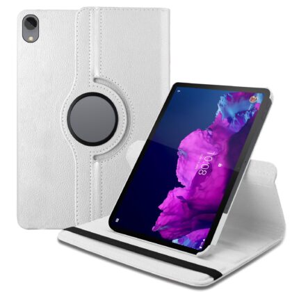 TGK Flip Cover for Lenovo Tab P11 11.0 inch TB-J606F J606X (White, Dual Protection, Pack of: 1)