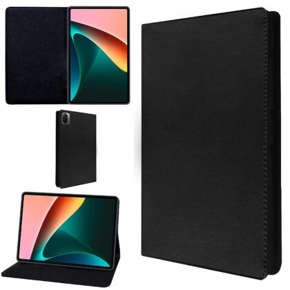 TGK Leather Stand Flip Case Cover for Xiaomi Mi Pad 5 11″ Tablet, Black