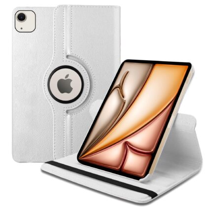 TGK Flip Cover for Apple iPad Air 13 Inch M2 2024 (White, Dual Protection, Pack of: 1)