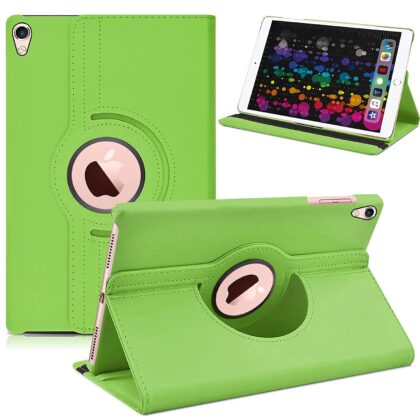 TGK 360 Degree Rotating Leather Auto Sleep Wake Function Smart Case Cover for iPad 10.5 Inch Air 3rd Gen [ PRO 10.5 Air 3 ] 2017 / 2019 MUUL2HN/A MUUK2HN/A MUUJ2HN/A MQDX2HN/A MQDT2HN/A MQDW2HN/A (Green)