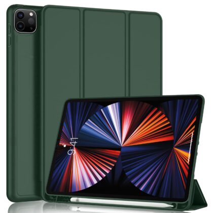 TGK Back Cover for Apple iPad Pro 12.9 inch 5th Generation 2021 (Green, Dual Protection, Pack of: 1)