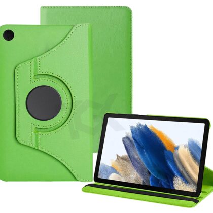 TGK 360 Degree Rotating Leather Stand Case Cover for Samsung Galaxy Tab A8 10.5 Cover 2022 [Model: SM-X200 / SM-X205 / SM-X207] Green